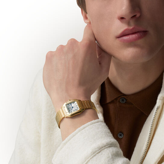 Cartier Santos de Cartier Small Quartz 27 mm Yellow Gold WGSA0107  image number 2